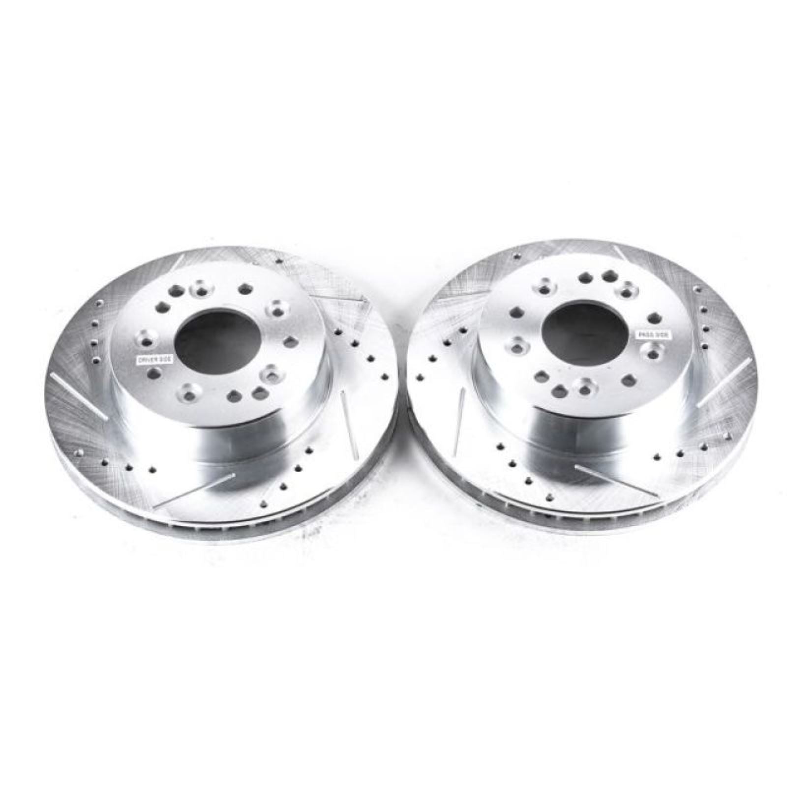 Powerstop Rear Evolution Drilled & Slotted Rotors - Pair for 63-82 Corvette [MPN: psbAR8207XPR]_1858556