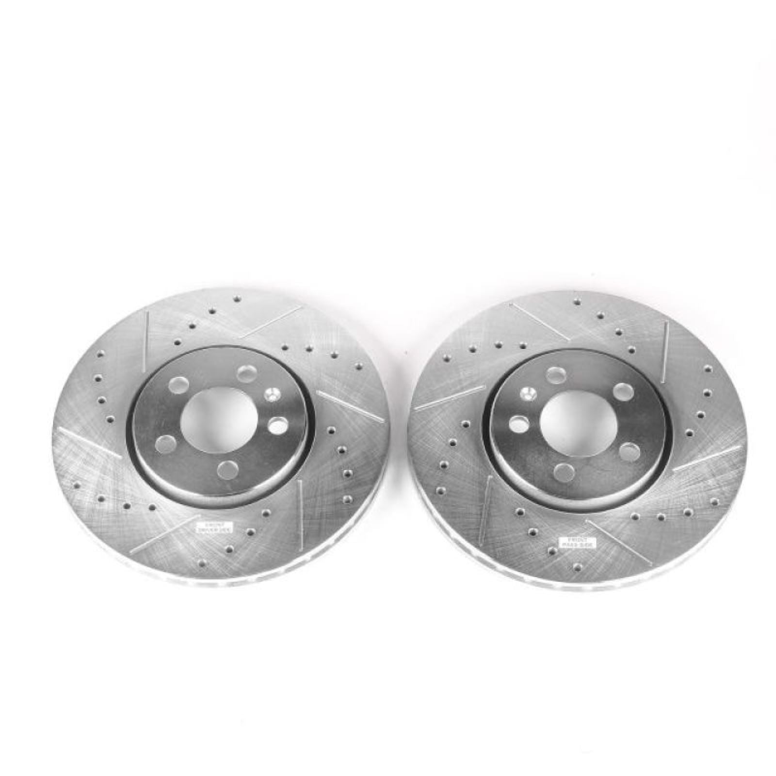 Powerstop Front Evolution Drilled & Slotted Rotors - Pair for 99-10 Volkswagen [MPN: psbEBR641XPR]_1857913