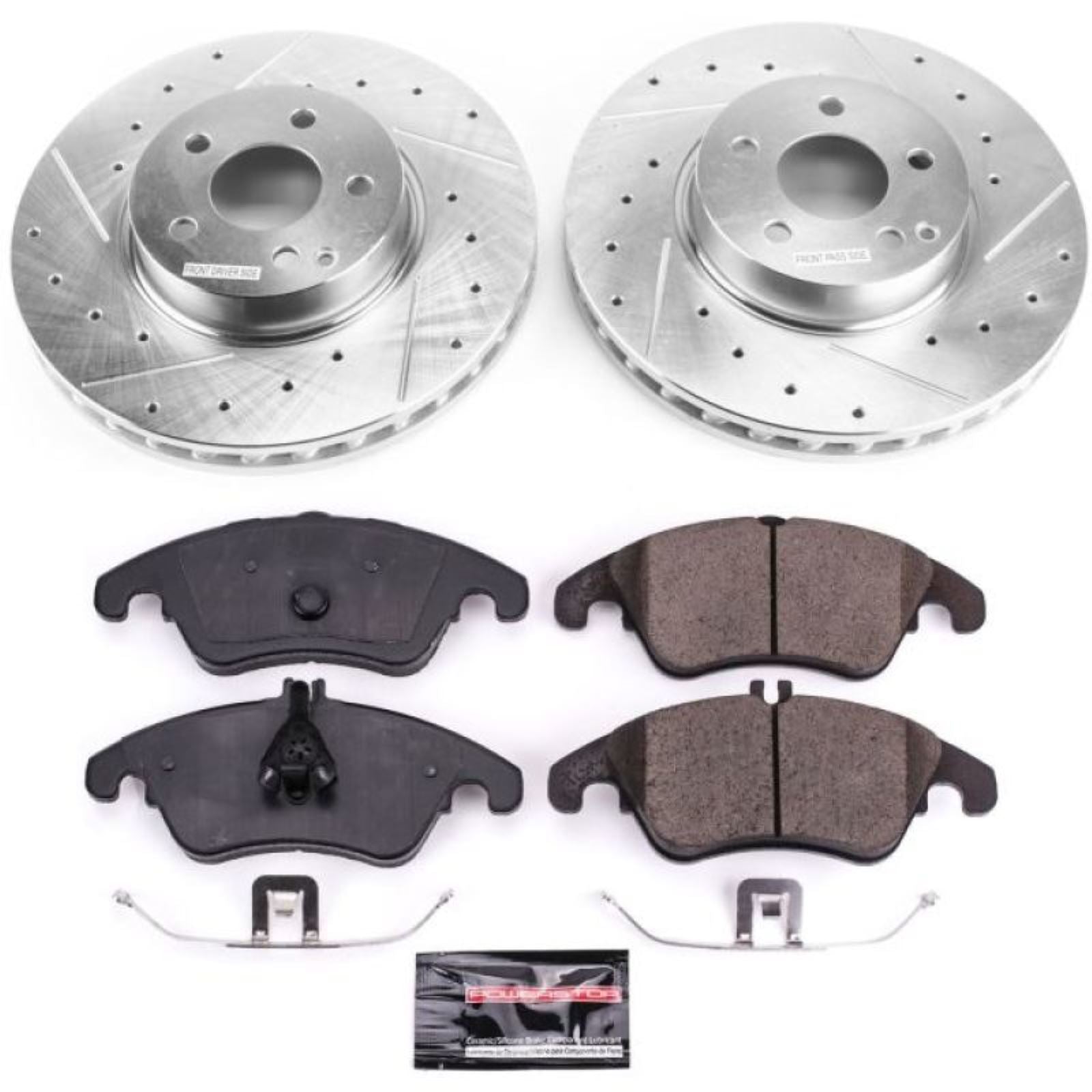 Powerstop Front Z23 Evolution Sport Brake Kit for 2014 Mercedes-Benz C300 [MPN: psbK7496]_1858265
