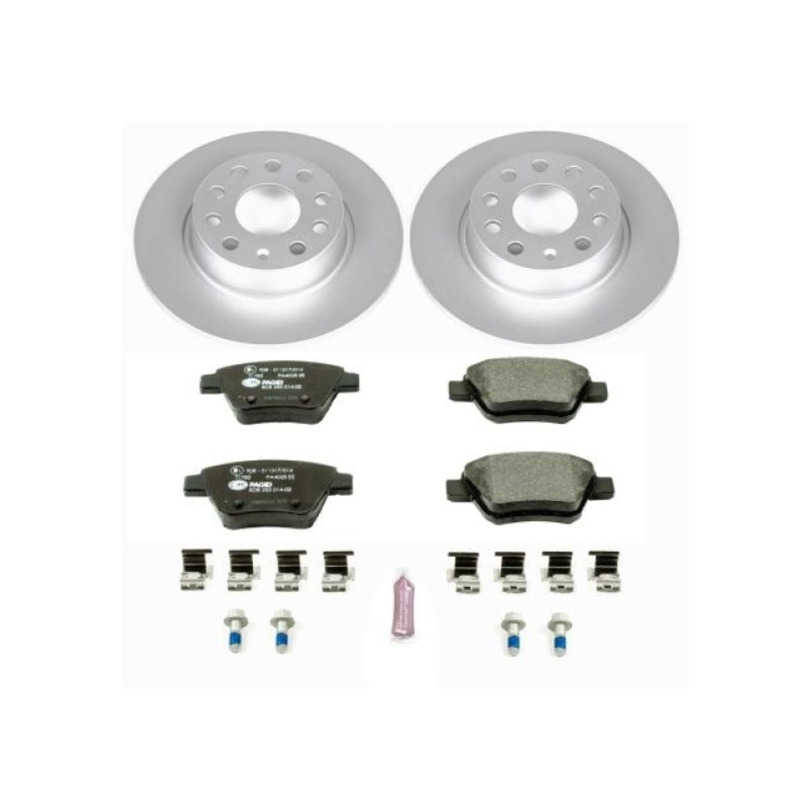 Powerstop Rear Euro-Stop Brake Kit for 10-12 Audi A3 [MPN: psbESK5667]_1858053