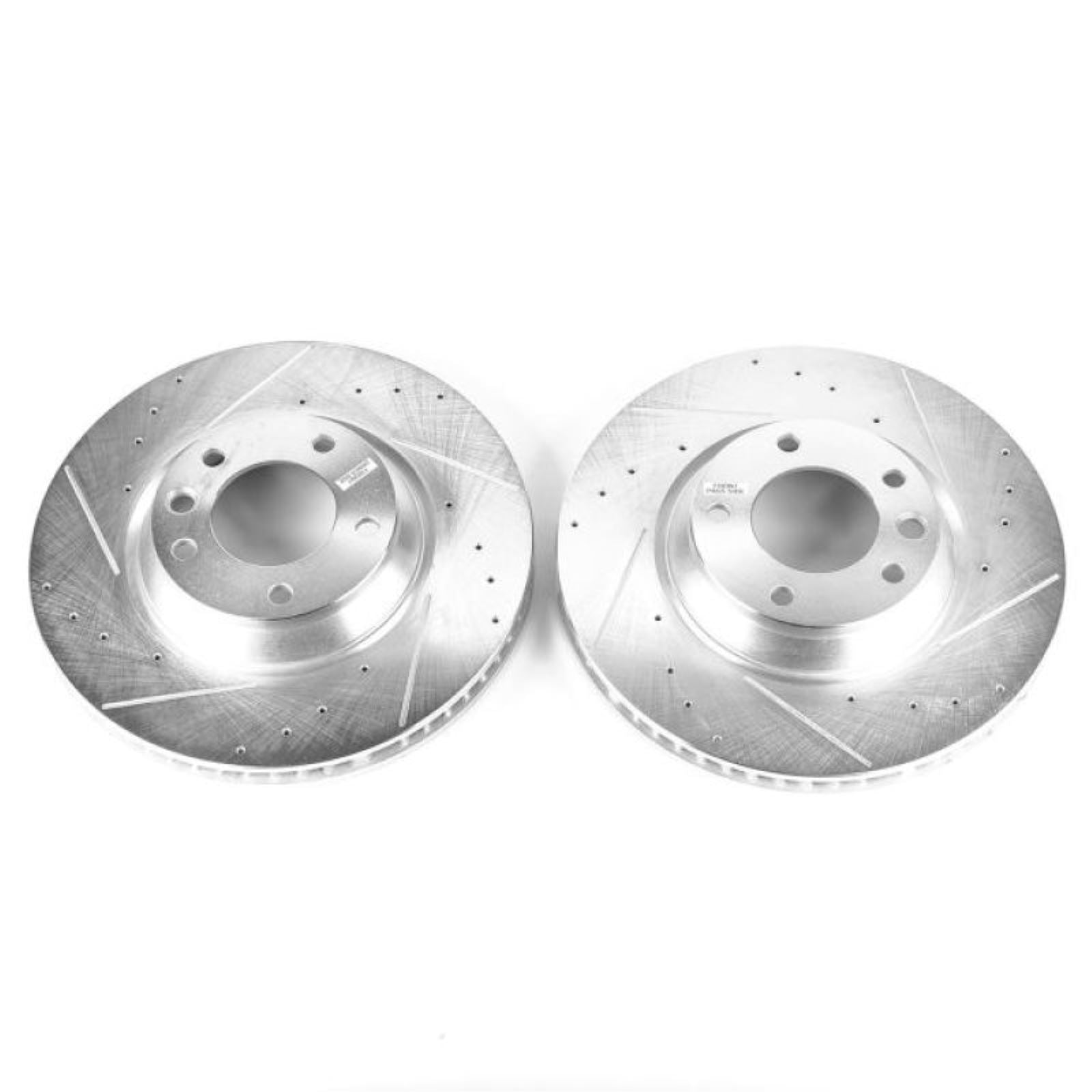 Powerstop Front Evolution Drilled & Slotted Rotors - Pair for 07-15 Audi Q7 [MPN: psbEBR822XPR]_1857654