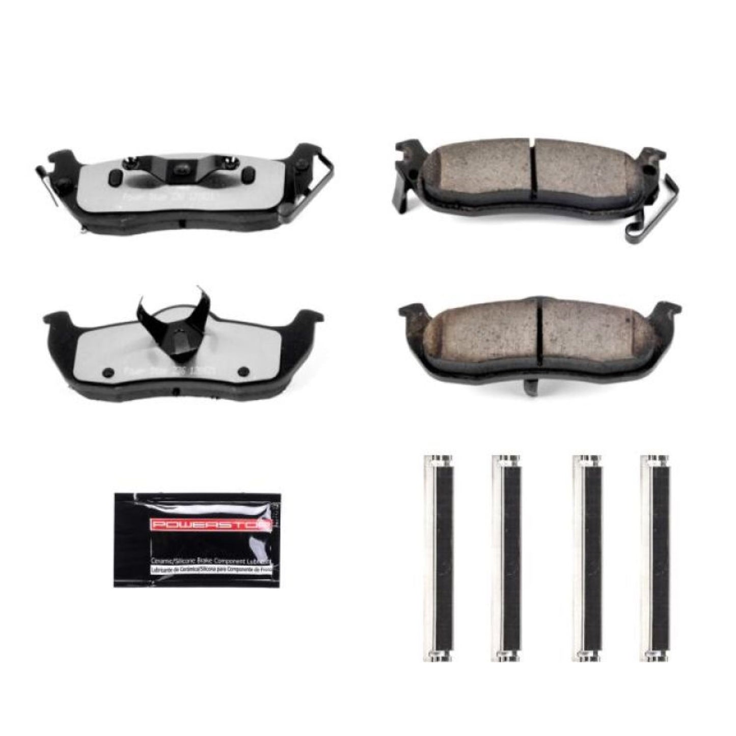 Powerstop Rear Z36 Truck & Tow Brake Pads w/Hardware for 04-10 Infiniti QX56 [MPN: psbZ36-1041]_1857678