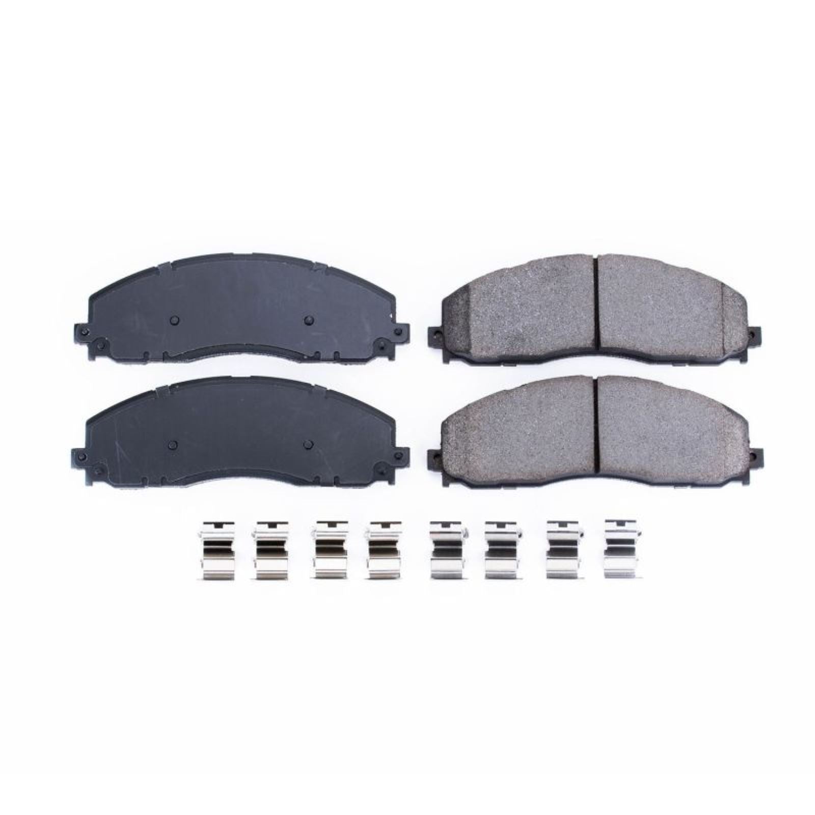 Powerstop Front Z17 Evolution Ceramic Brake Pads w/Hardware for 12-19 Ford F-250 [MPN: psb17-1680]_1857700