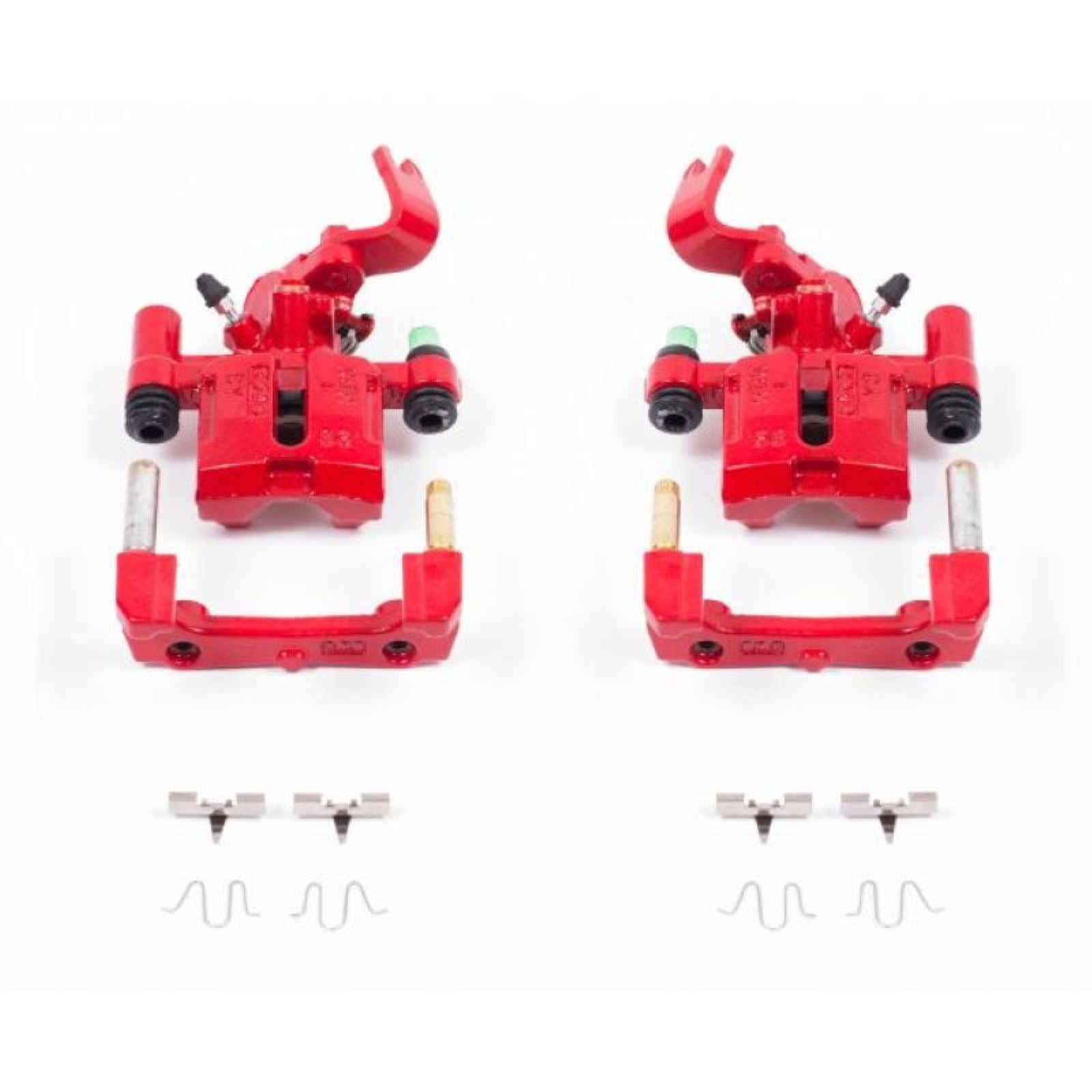 Powerstop Rear Red Calipers w/Brackets - Pair for 90-93 Mazda Miata [MPN: psbS1377]_1858974