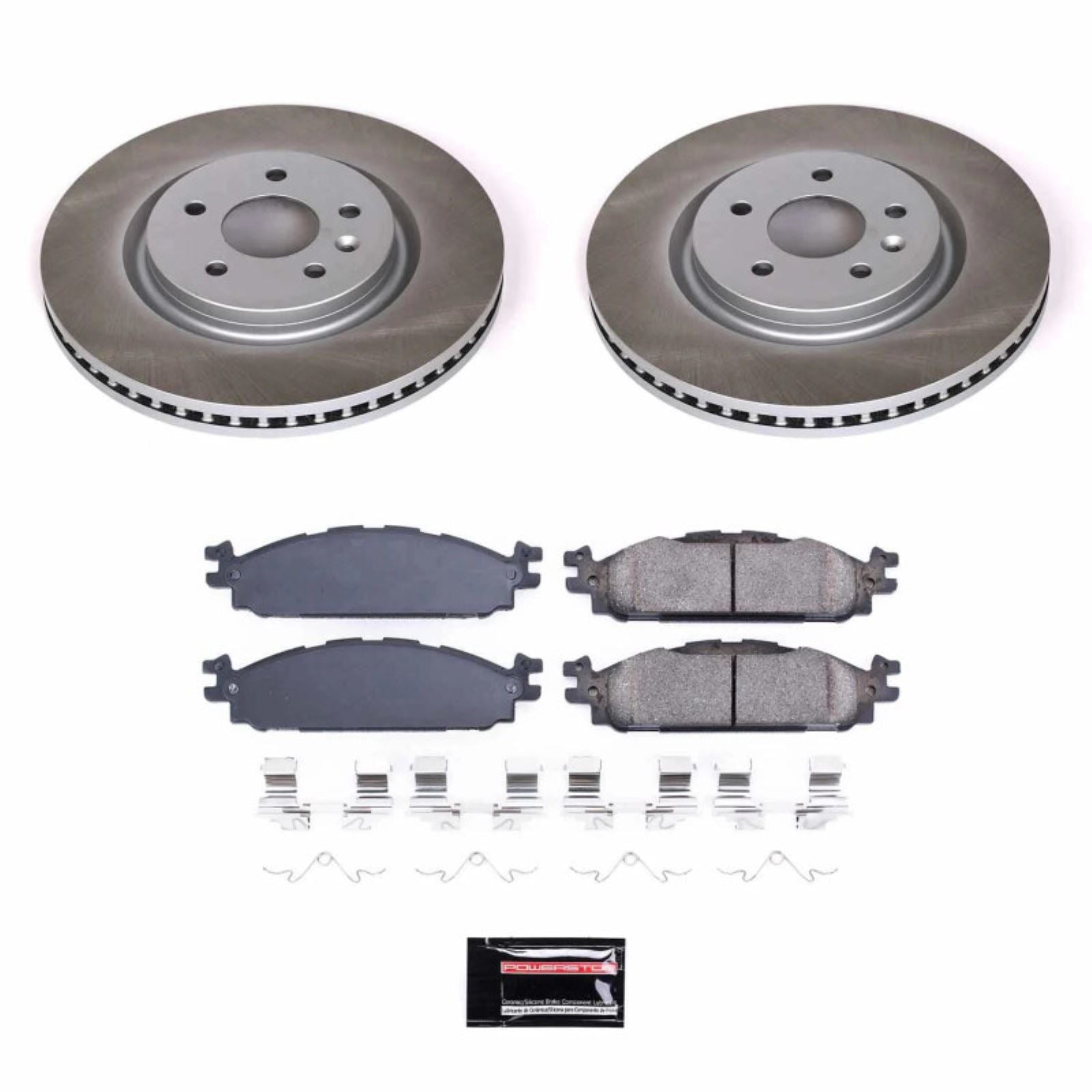 Powerstop Front Semi-Coated Rotor Kit for 11-19 Lincoln MKT [MPN: psbSC5583]_1859430