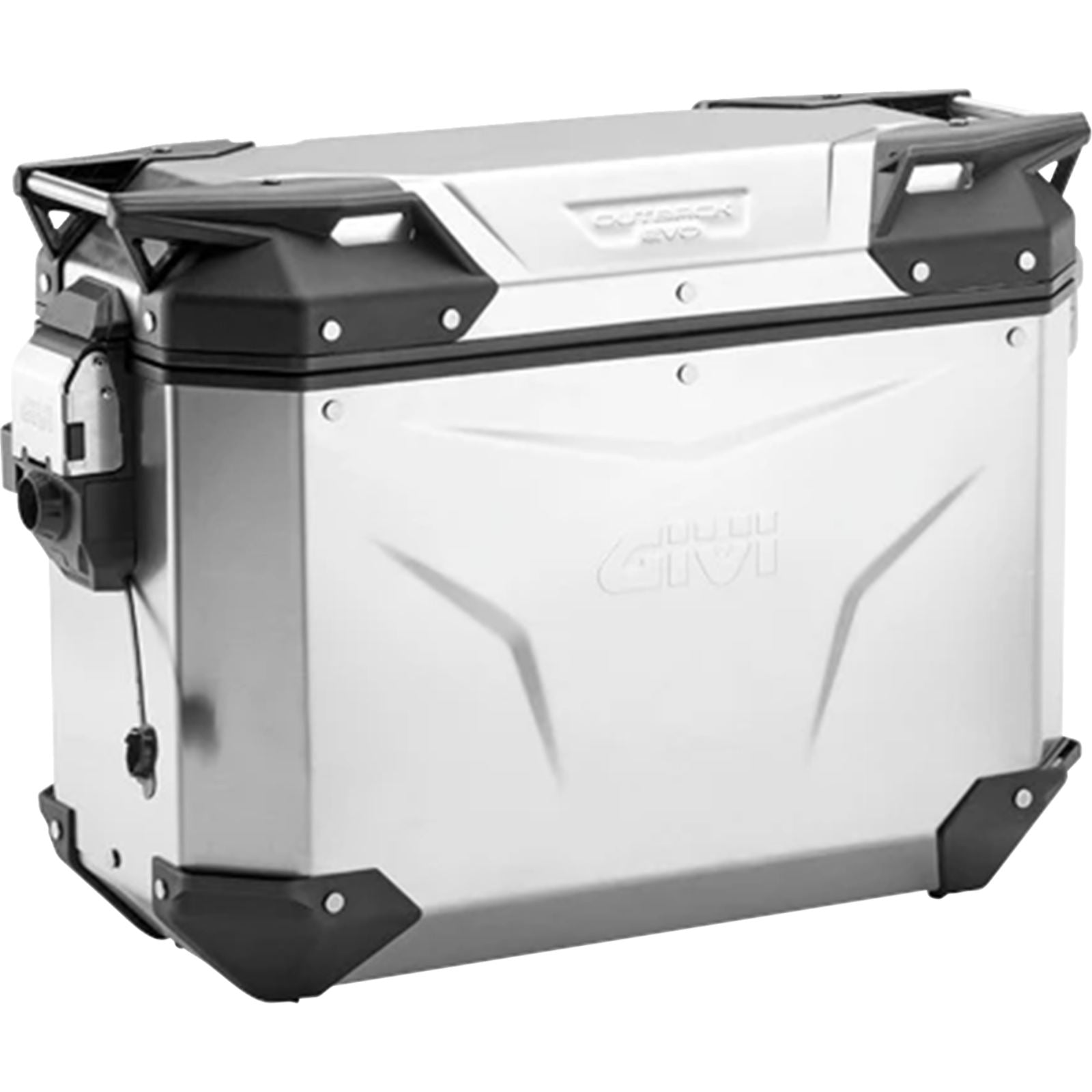 Givi Outback EVO Smart Case - 37/Liter - Left Only - Silver [MPN: 270-6704]_2572565