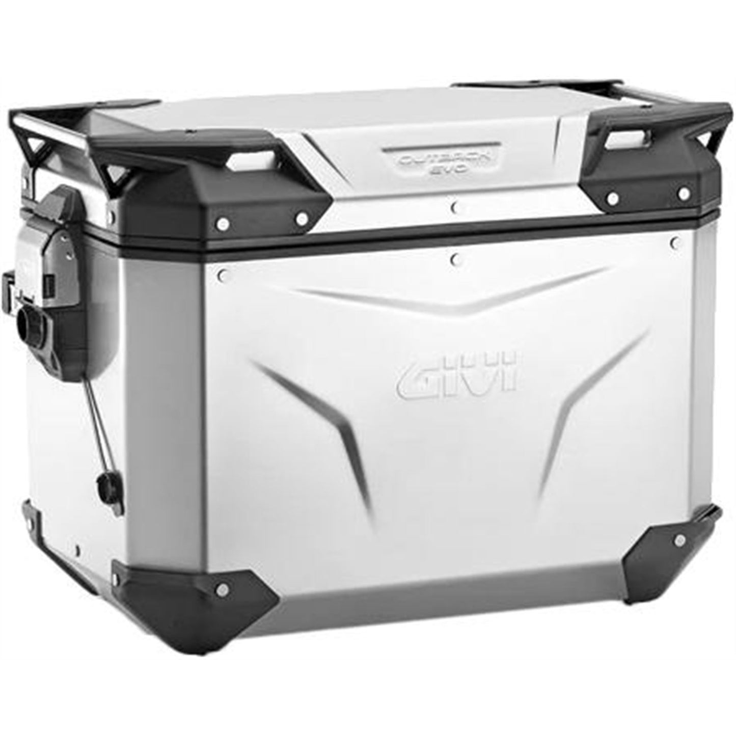 Givi Outback Evo Side Case - Left - 48/Liter - Silver [MPN: 270-6710]_1862056