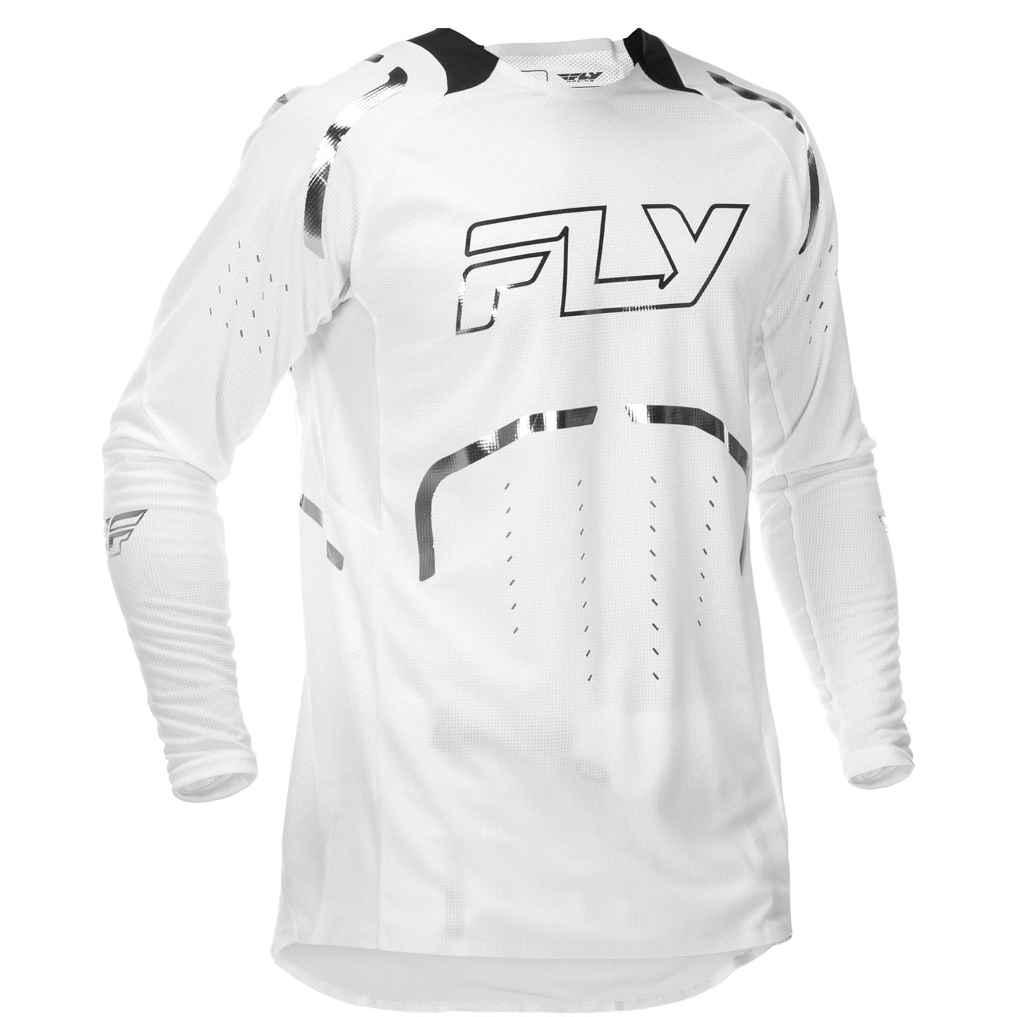 FLY Racing Evolution DST LE Flash Jersey - White/Silver_1865035