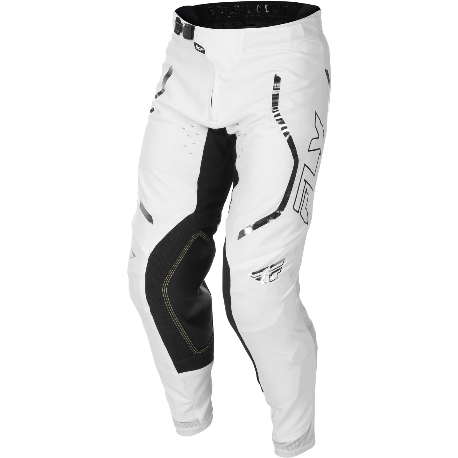 FLY Racing Evolution DST LE Flash Pants - White/Silver_1864973