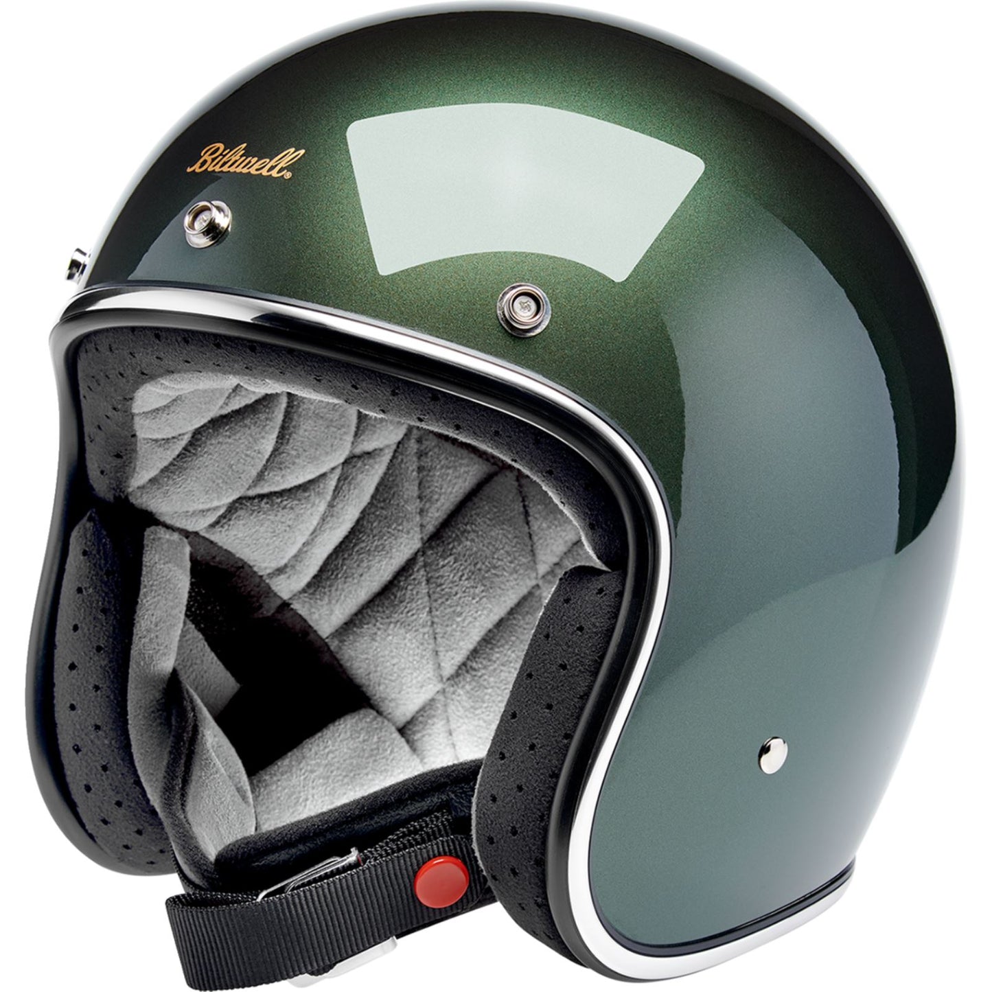 Biltwell Inc. Bonanza Helmet - Metallic Sierra Green_1859506