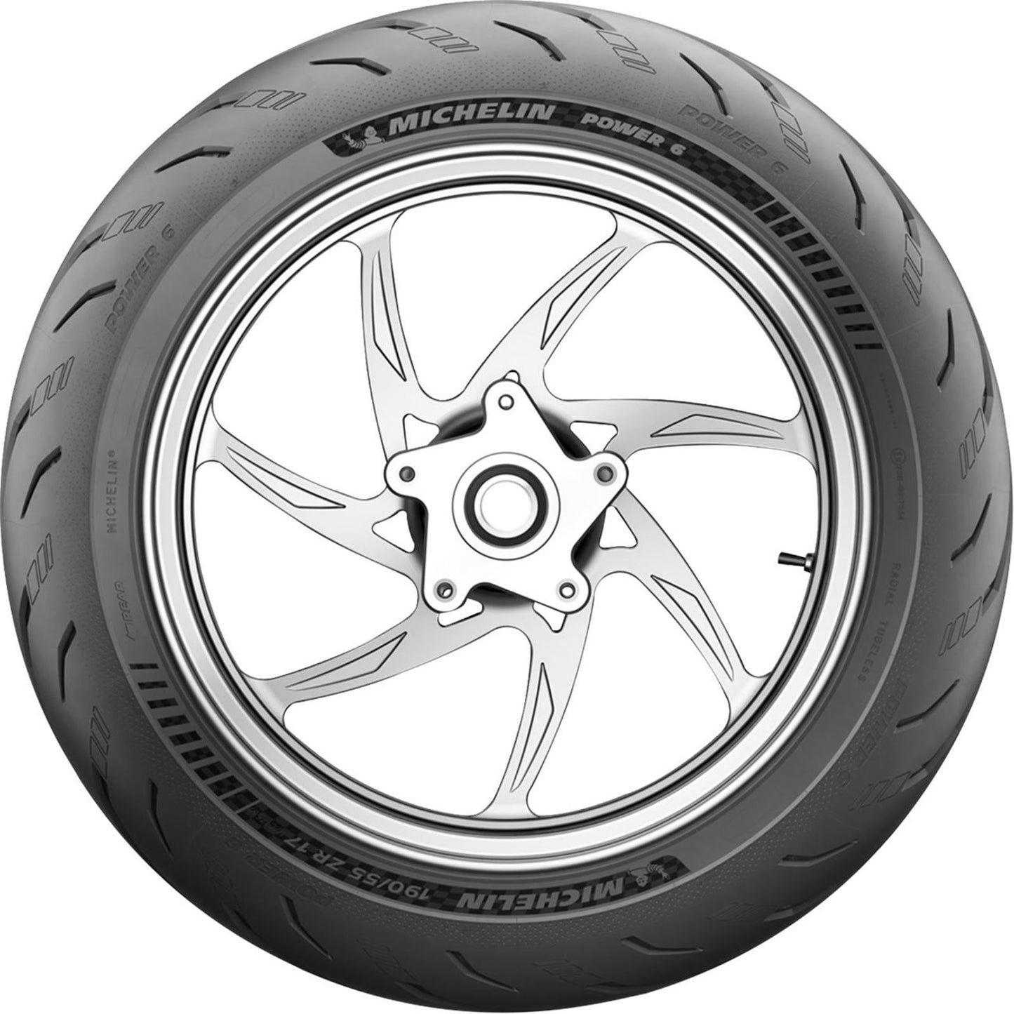 Michelin - Powersports Tire - Power 6 - Rear - 180/55ZR17 - 73W [MPN: 0302-1874]_1874439