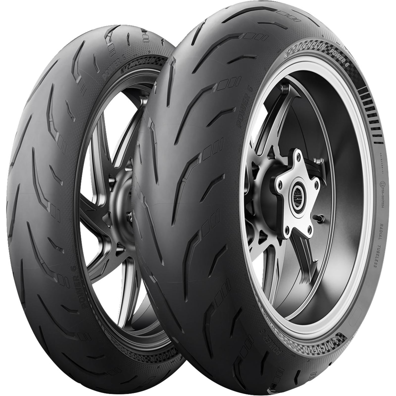 Michelin - Powersports Tire - Power 6 - Rear - 180/55ZR17 - 73W [MPN: 0302-1874]_1874440