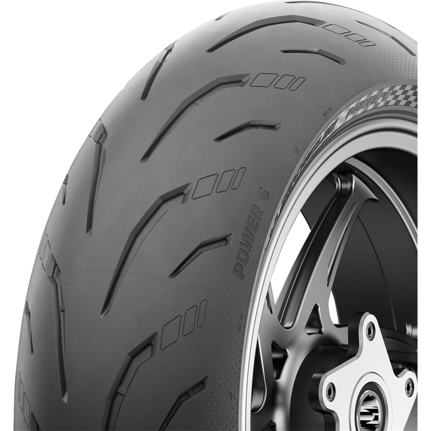 Michelin - Powersports Tire - Power 6 - Rear - 180/55ZR17 - 73W [MPN: 0302-1874]_1874442