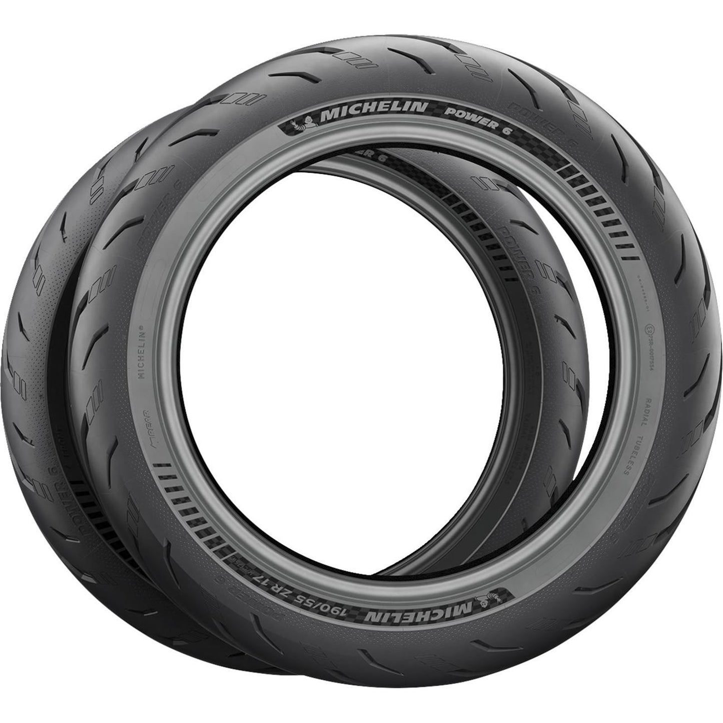 Michelin - Powersports Tire - Power 6 - Rear - 180/55ZR17 - 73W [MPN: 0302-1874]_1874443