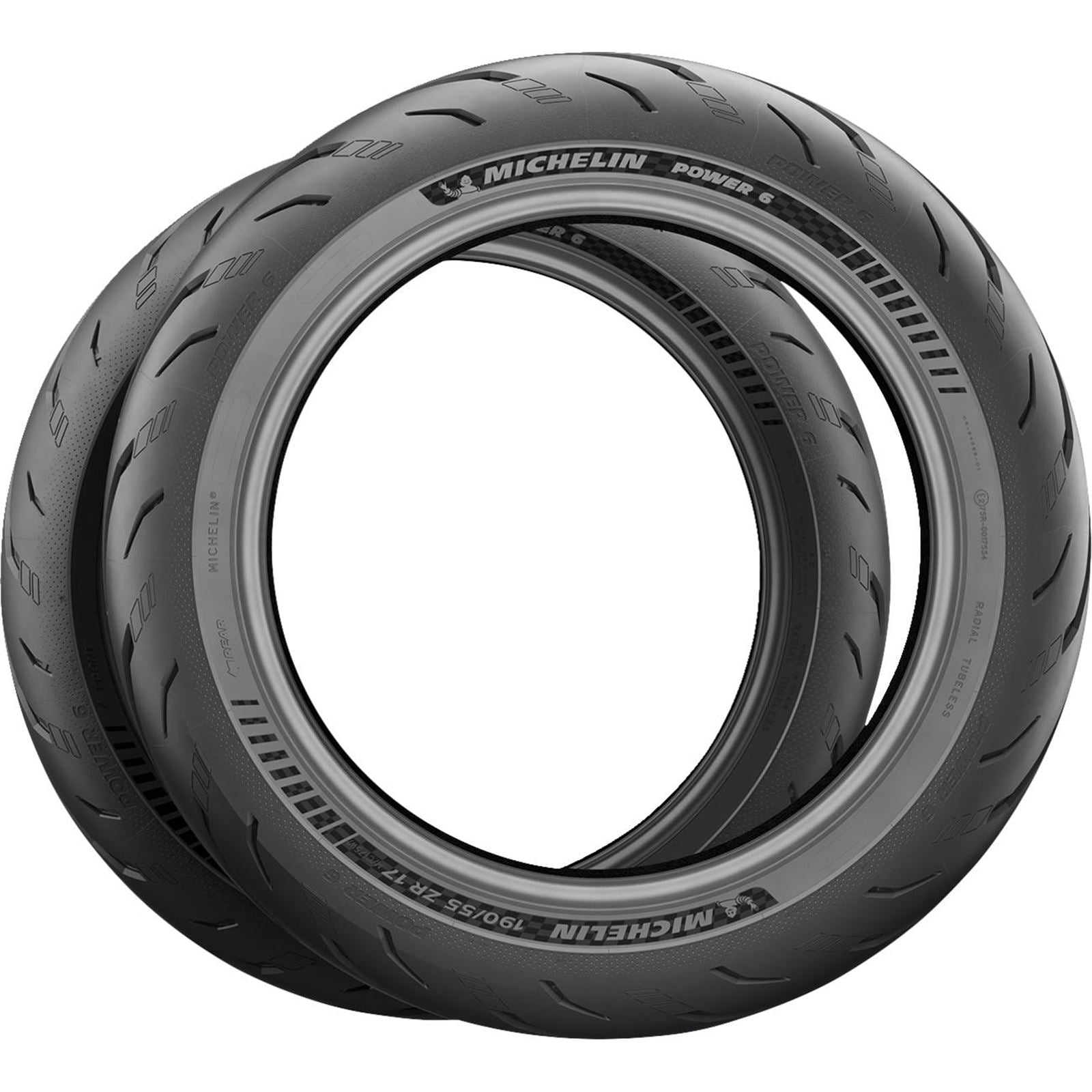 Michelin - Powersports Tire - Power 6 - Rear - 180/55ZR17 - 73W [MPN: 0302-1874]_1874443