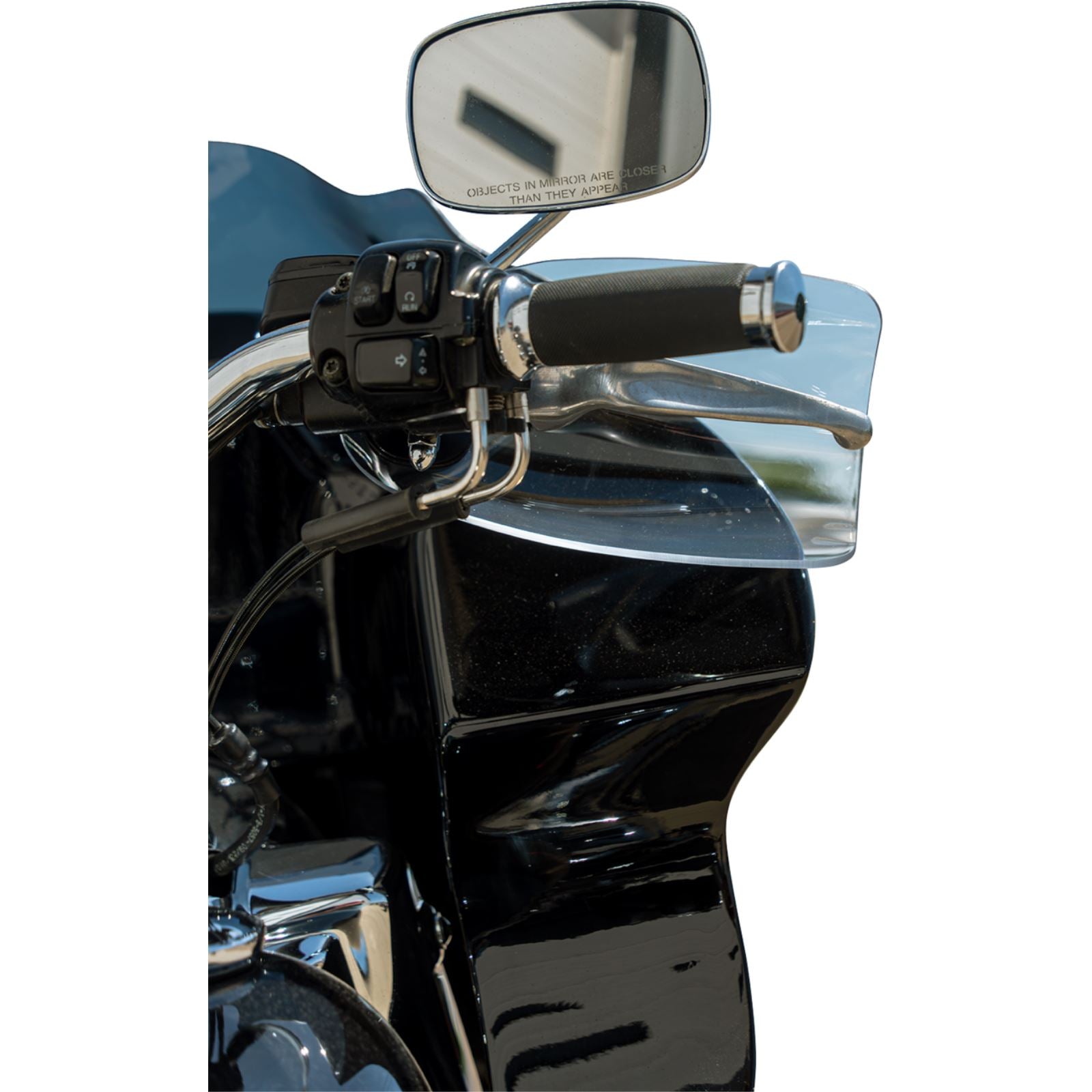 Klock Werks Flare® Handguards for Harley-Davidson Hydraulic Clutch - Clear [MPN: 0635-2799]_1859535