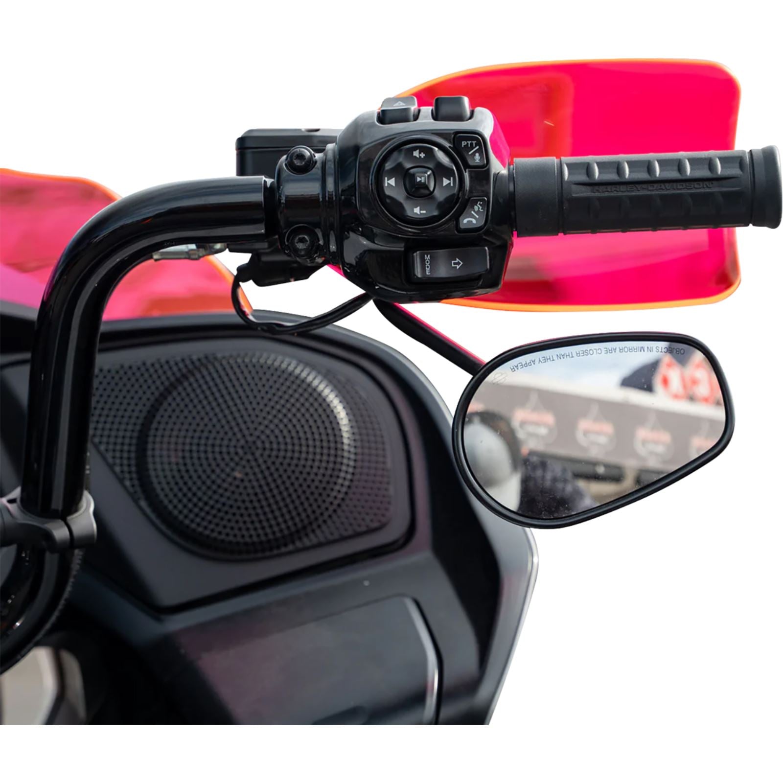 Klock Werks Flare® Handguards for Harley-Davidson Cable Clutch - Pink Ice [MPN: 0635-2807]_1859708