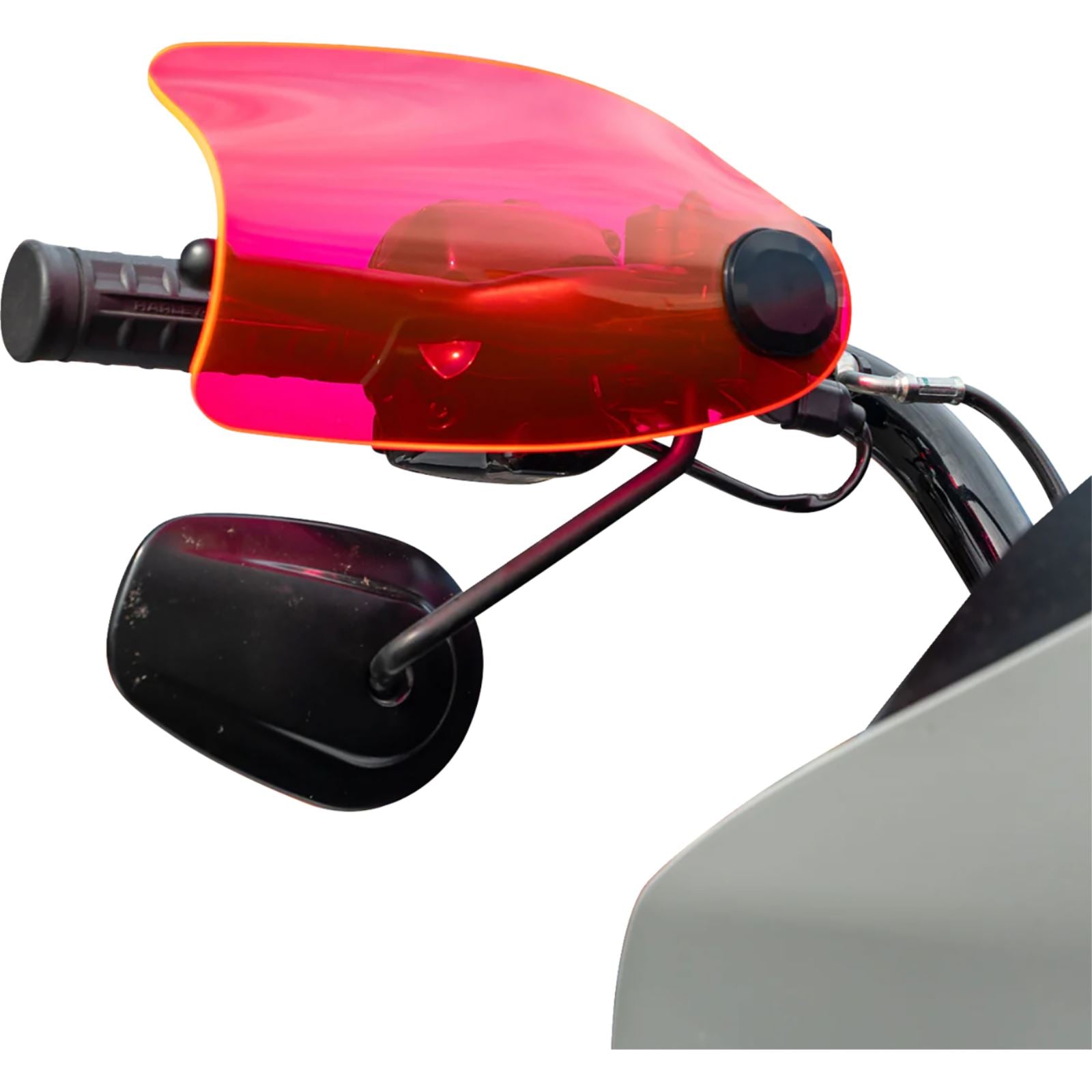 Klock Werks Flare® Handguards for Harley-Davidson Cable Clutch - Pink Ice [MPN: 0635-2807]_1860434