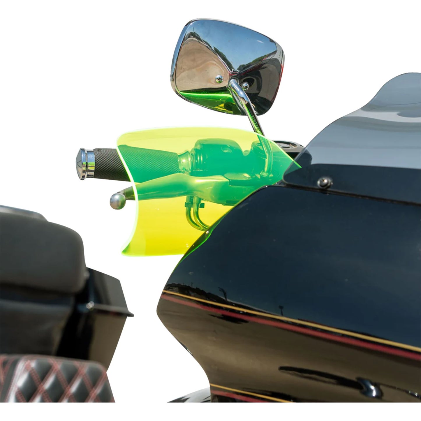 Klock Werks Flare® Handguards for Harley-Davidson Hydraulic Clutch Green Ice [MPN: 0635-2817]_1860296