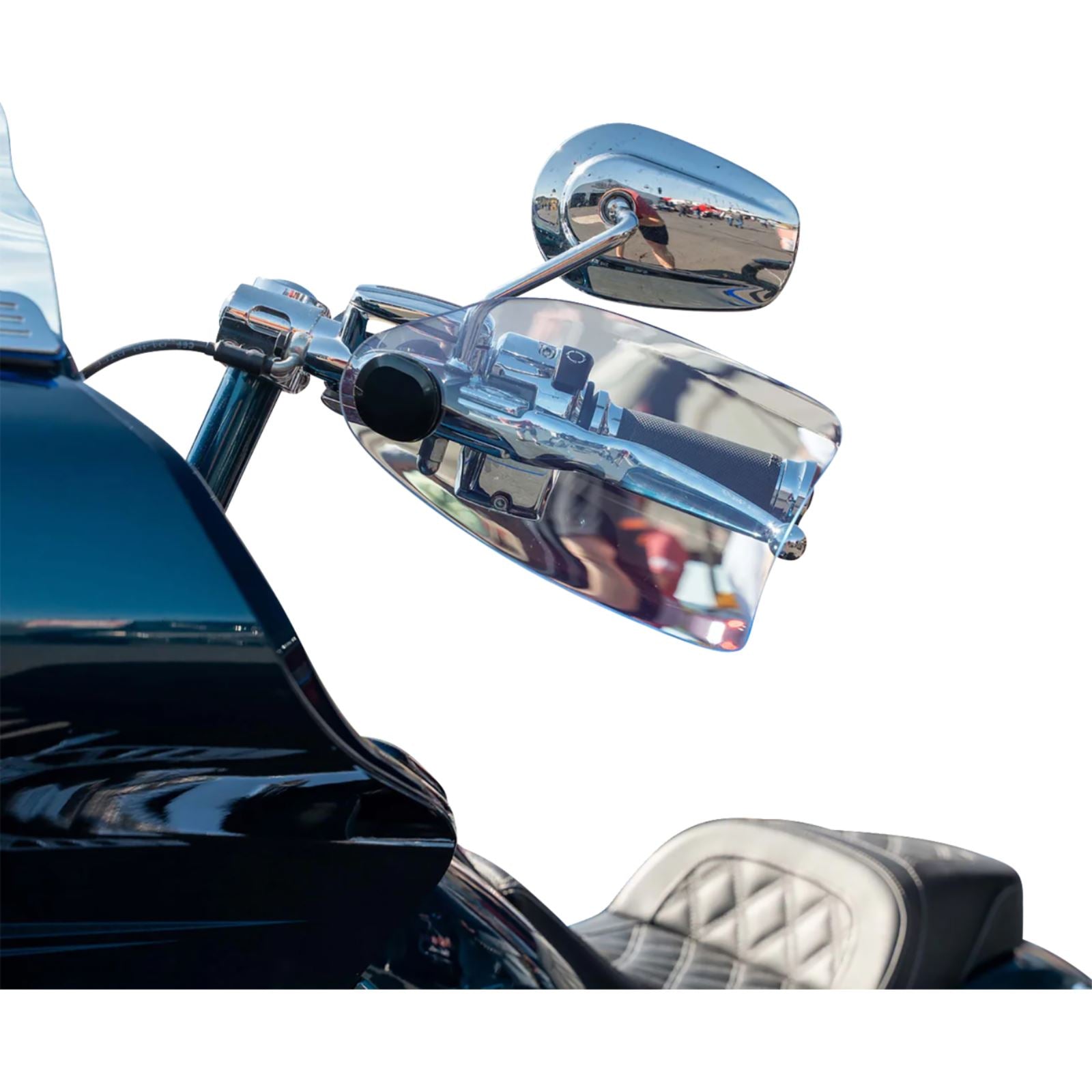 Klock Werks Flare® Handguards for '23-'25 Harley-Davidson - Blue Ice [MPN: 0635-2818]_1859661