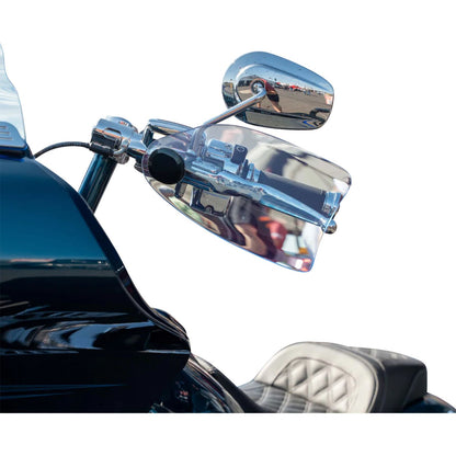 Klock Werks Flare® Handguards for Harley-Davidson Cable Clutch - Blue Ice [MPN: 0635-2819]_1860098