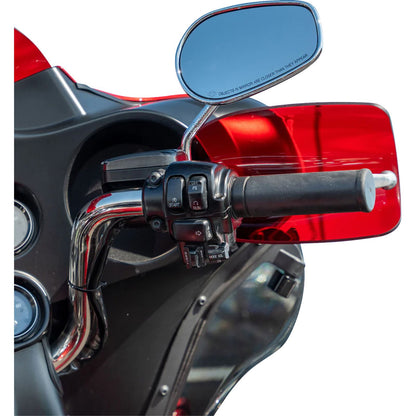 Klock Werks Flare® Handguards for Harley-Davidson Hydraulic Clutch - Red [MPN: 0635-2823]_1860072