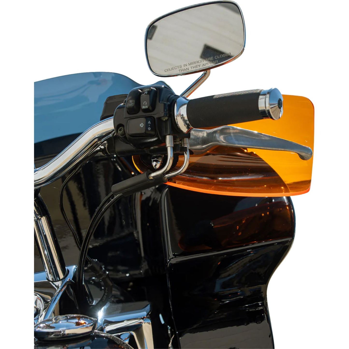 Klock Werks Flare® Handguards for Harley-Davidson Cable Clutch - Orange [MPN: 0635-2825]_1860369