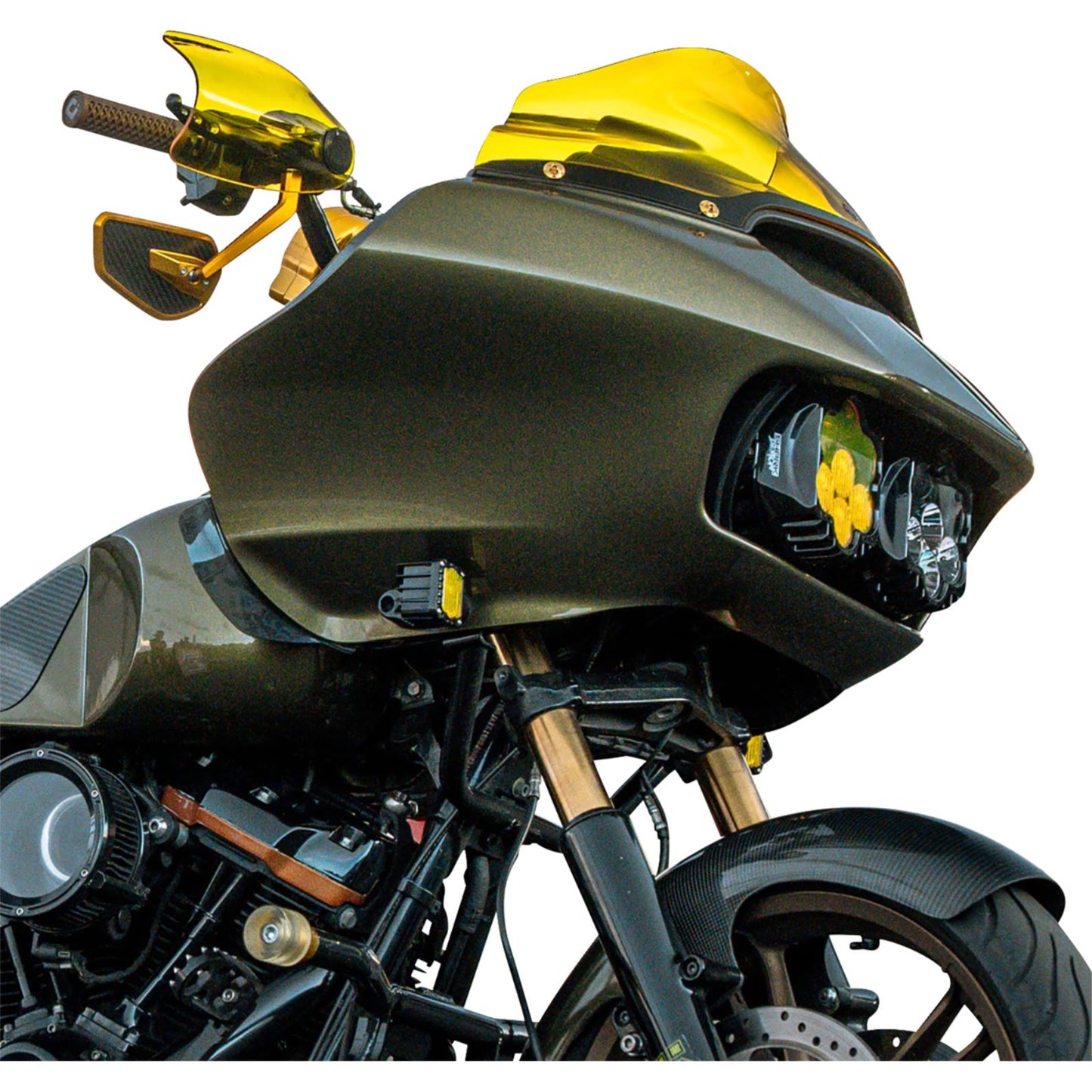 Klock Werks Flare® Handguards for '23-'25 Harley-Davidson - Yellow [MPN: 0635-2827]_1860228