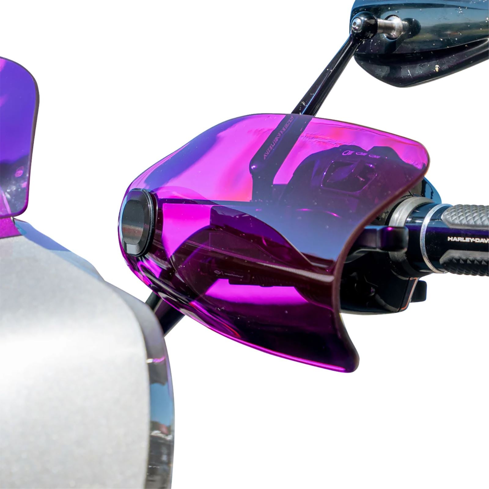 Klock Werks Flare® Handguards for Harley-Davidson Cable Clutch - Purple [MPN: 0635-2838]_1860035