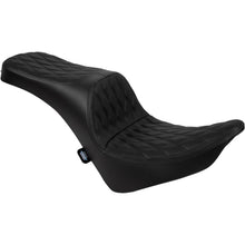 Drag Specialties Freedom Seat - Solar Leather Double Diamond Black Stitch FL/FX '18-'25 [MPN: 0802-1691]_1878716