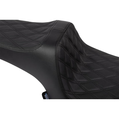 Drag Specialties Predator III Seat - Vinyl Diamond Black Stitch for Challenger '20-'25 [MPN: 0810-2460]_1872820