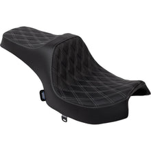 Drag Specialties Predator III Seat Vinyl - Diamond - Silver Stitch - Challenger '20-'25 [MPN: 0810-2461]_1872814