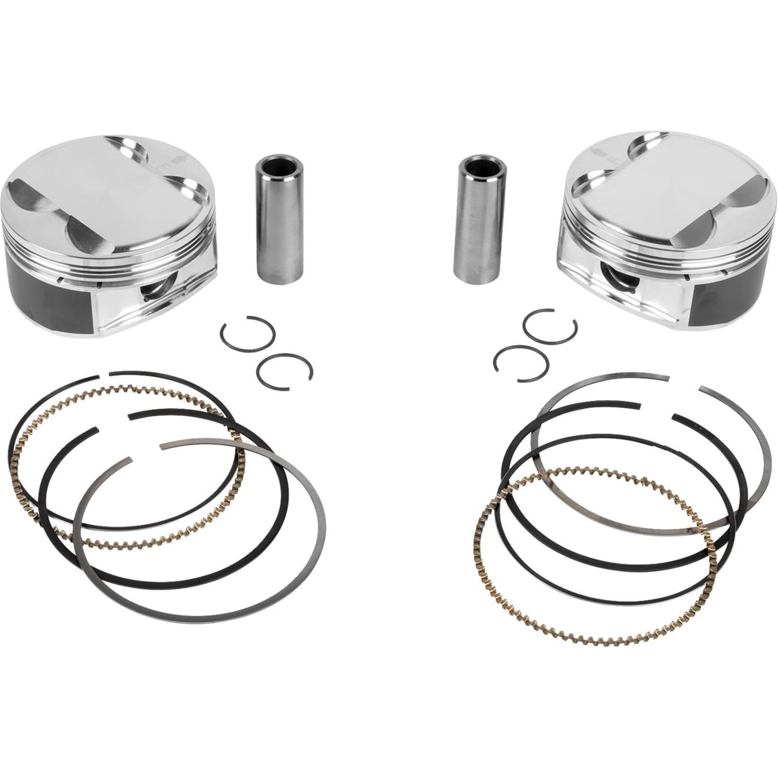 JE Pistons - Powersports Piston Kit - 4.080" Bore - 4.375" Stroke - 11.5:1 CR - 114" for M8 [MPN: 0910-6992]_1883786