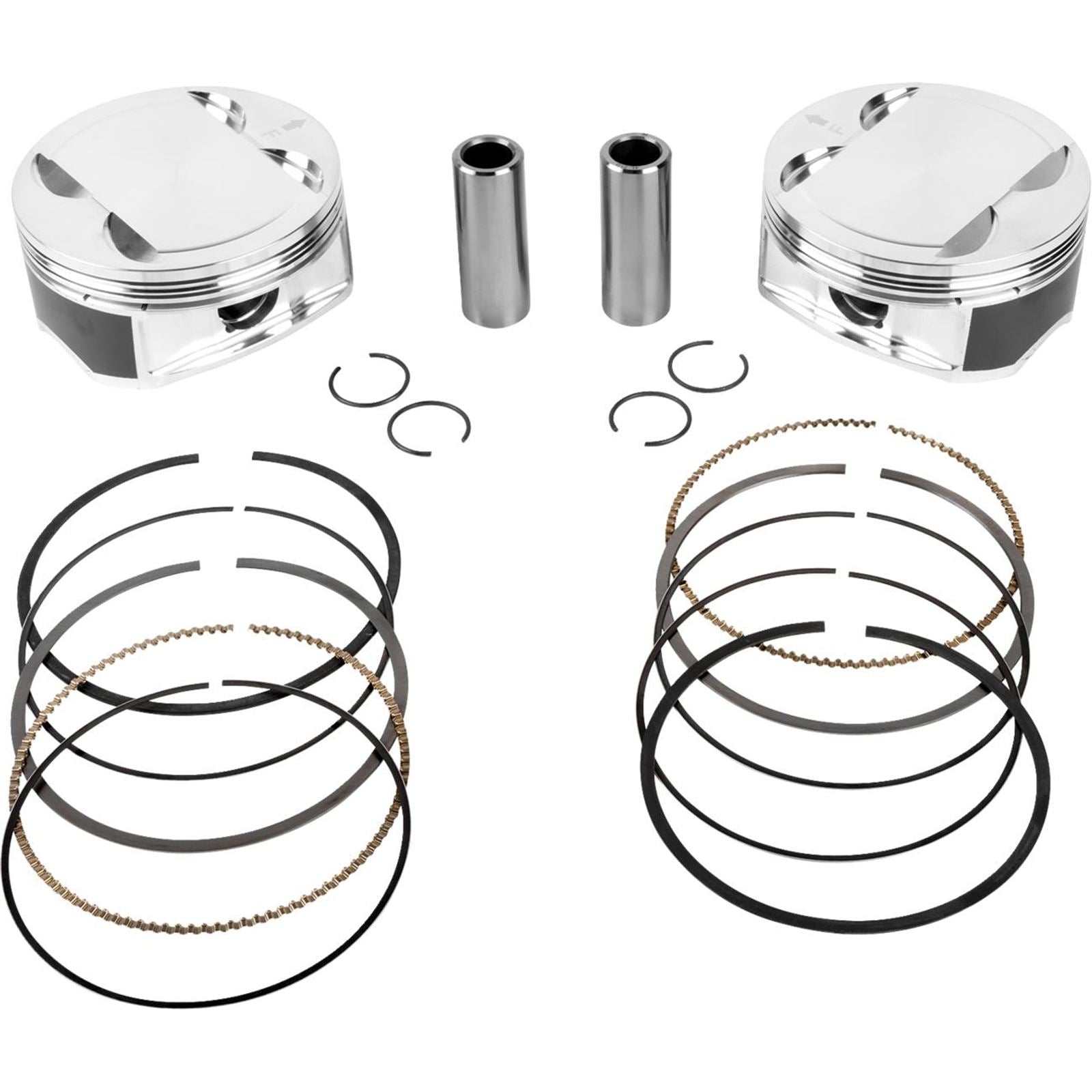 JE Pistons - Powersports Piston Kit - 4.250" Bore - 4.375" Stroke - 11.5:1 CR - 114" for M8 [MPN: 0910-6993]_1878752