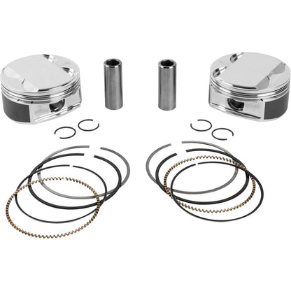 JE Pistons - Powersports Piston Kit - 4.020" Bore - 4.500" Stroke - 11.5:1 CR - 108" M8 [MPN: 0910-6995]_1902198
