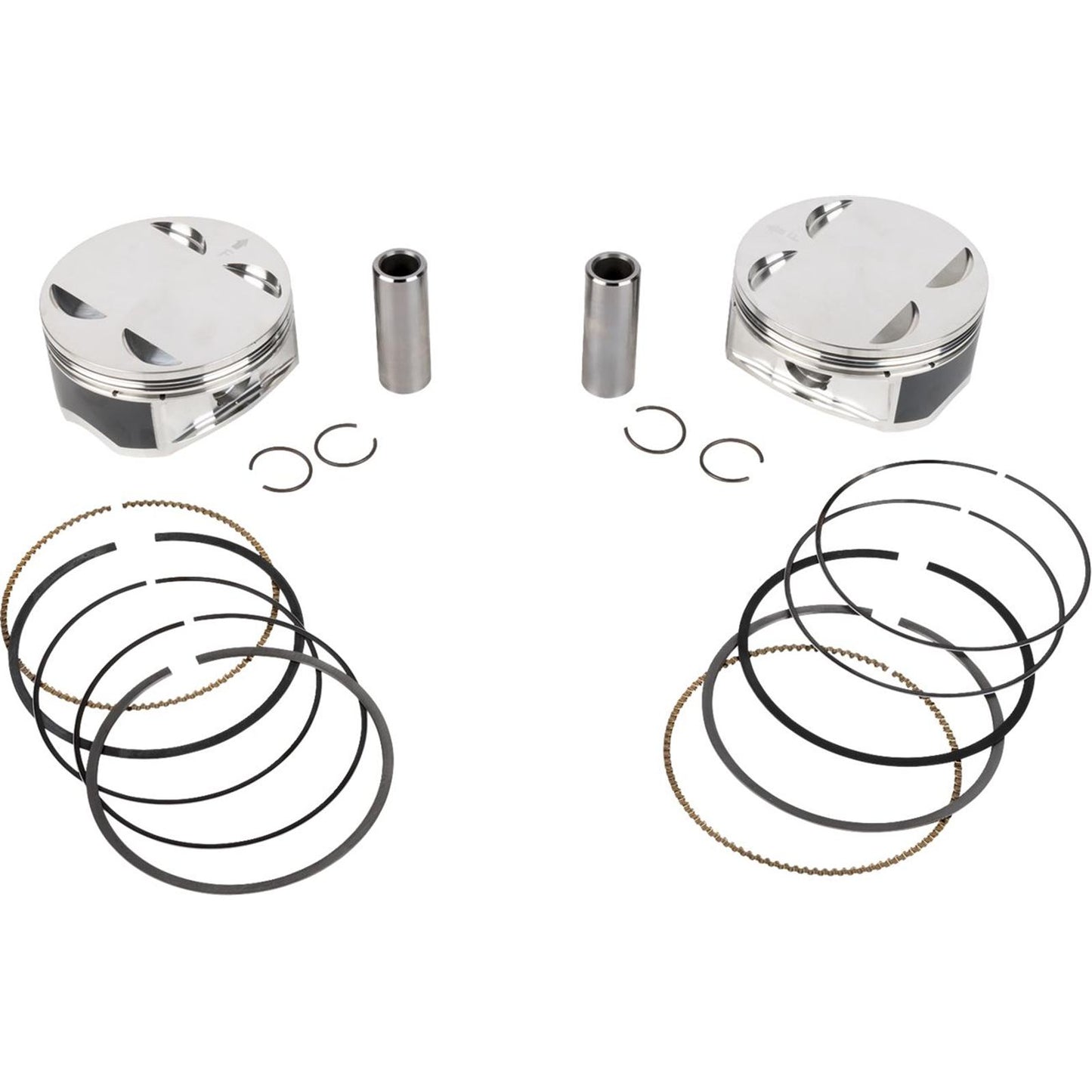 JE Pistons - Powersports Piston Kit - 4.075" Bore - 4.500" Stroke - 11.5:1 CR - 108" M8 [MPN: 0910-6996]_1902260