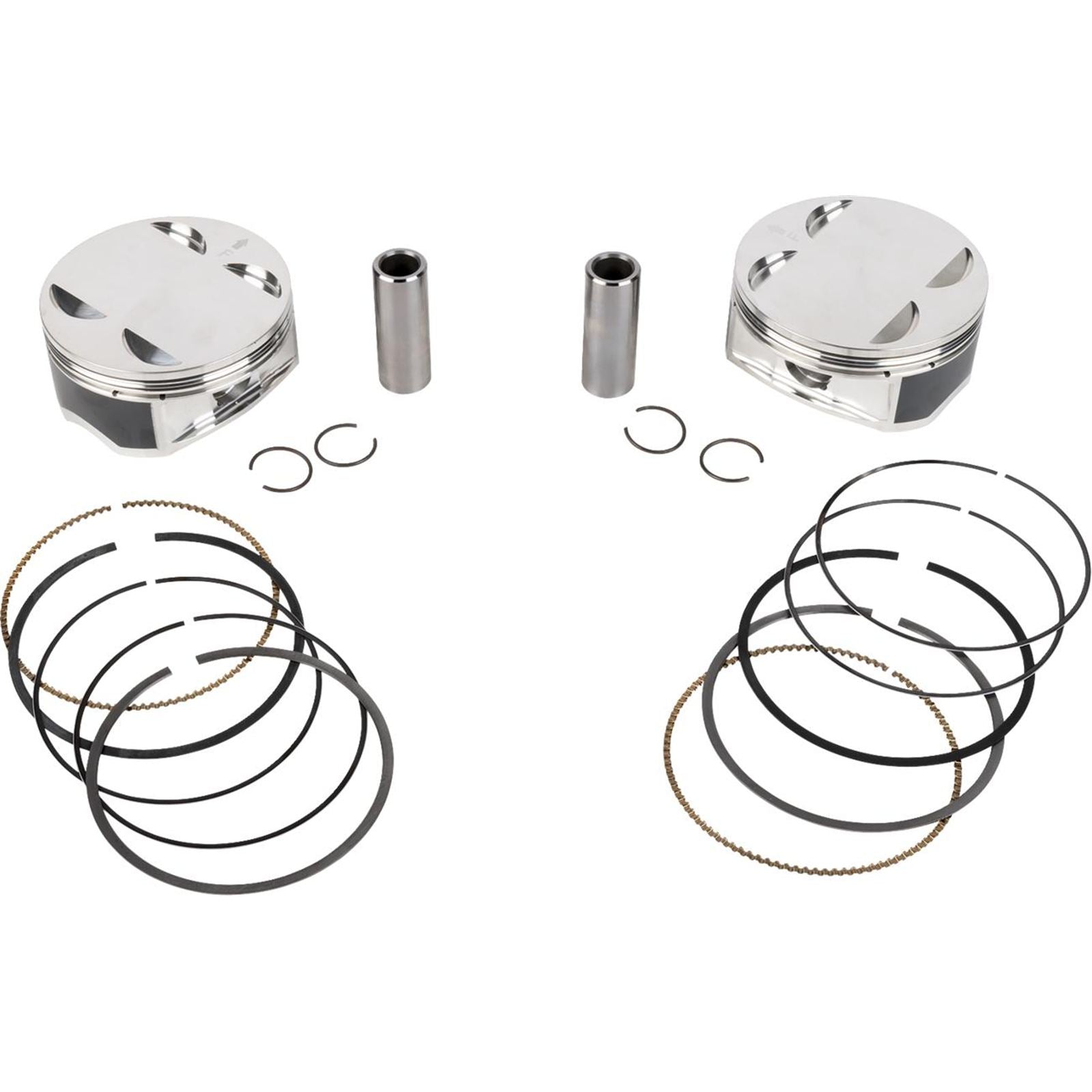 JE Pistons - Powersports Piston Kit - 4.075" Bore - 4.500" Stroke - 11.5:1 CR - 108" M8 [MPN: 0910-6996]_1902260
