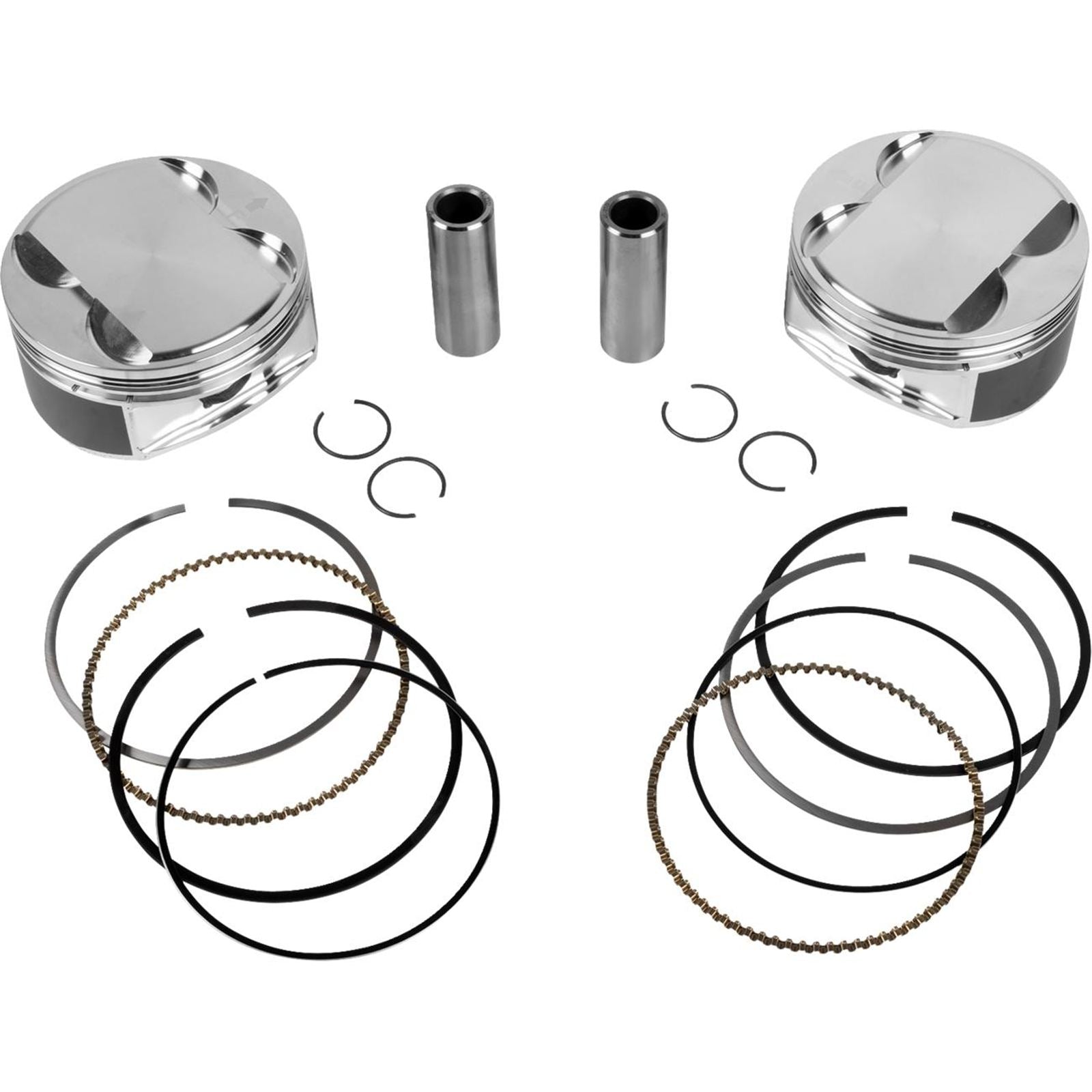 JE Pistons - Powersports Piston Kit - 4.080" Bore - 4.500" Stroke - 11.5:1 CR - 108" M8 [MPN: 0910-6997]_1902189
