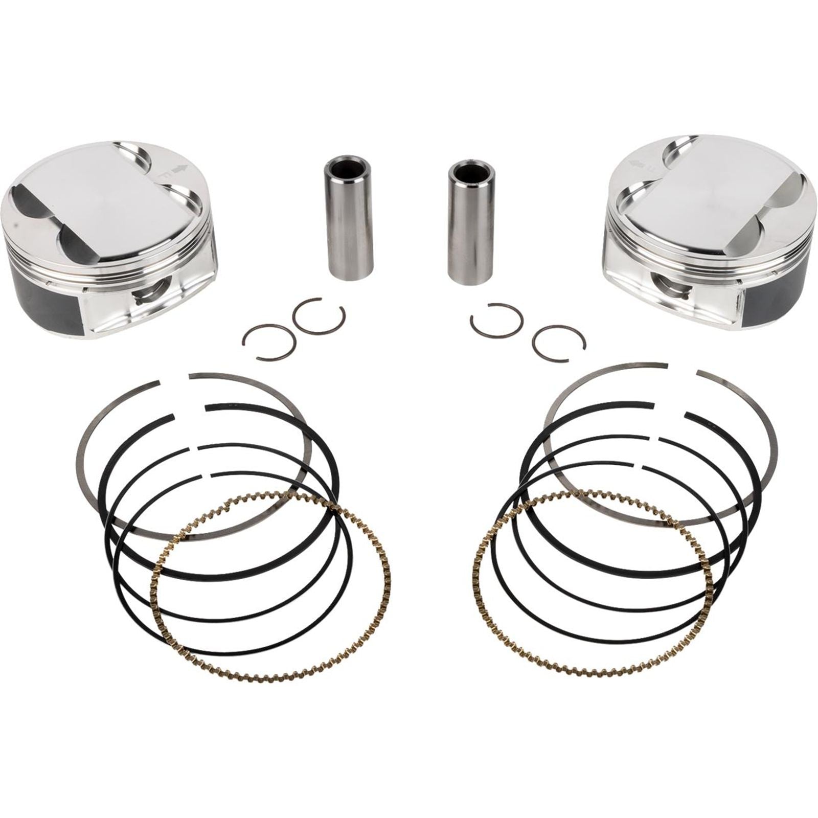 JE Pistons - Powersports Piston Kit - 4.250" Bore - 4.500" Stroke - 11.5:1 CR - 108" M8 [MPN: 0910-6999]_1902195