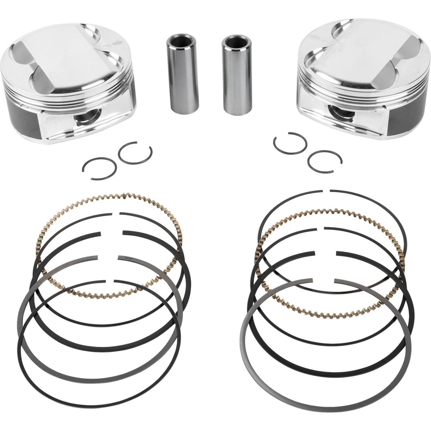 JE Pistons - Powersports Piston Kit - 4.080" Bore - 4.375" Stroke - 12.0:1 CR - 114" M8 [MPN: 0910-7000]_1893299