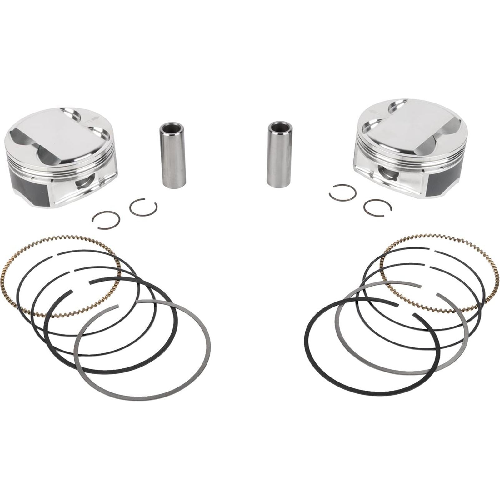 JE Pistons - Powersports Piston Kit - 4.125" Bore - 4.375" Stroke - 12.0:1 CR - 114" M8 [MPN: 0910-7001]_1902179