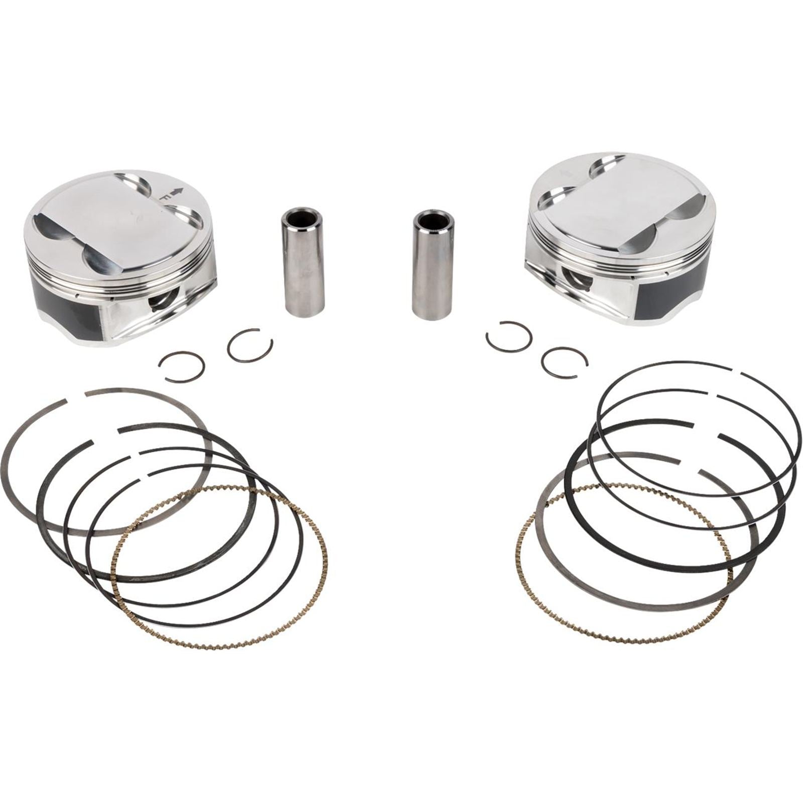 JE Pistons - Powersports Piston Kit - 4.250" Bore - 4.375" Stroke - 12.0:1 CR - 114" M8 [MPN: 0910-7002]_1902177