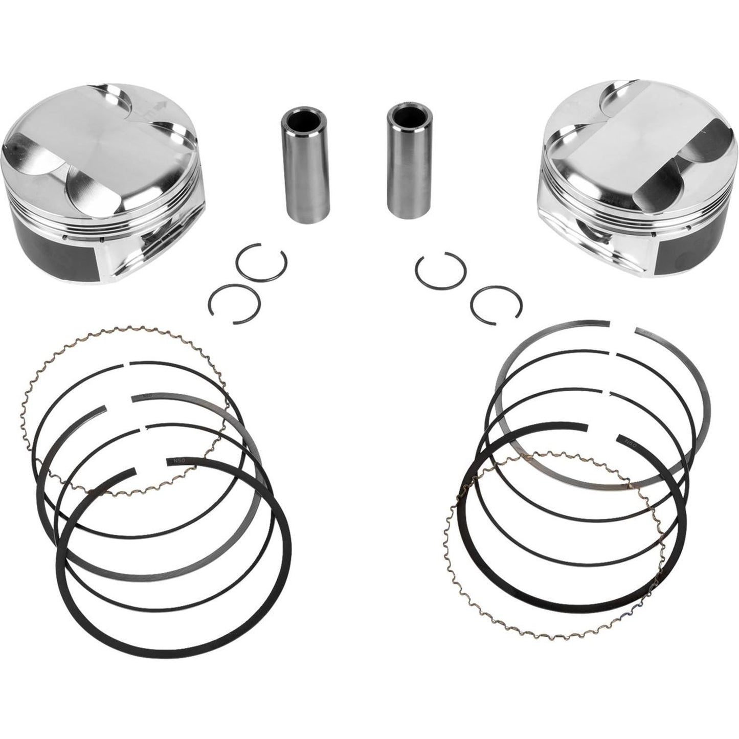 JE Pistons - Powersports Piston Kit - 3.937" Bore - 4.375" Stroke - 12.0:1 CR - 114" for M8 [MPN: 0910-7003]_1893302