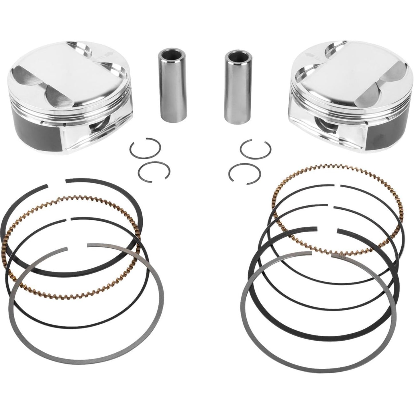 JE Pistons - Powersports Piston Kit - 4.080" Bore - 4.500" Stroke - 12.0:1 CR - 108" for M8 [MPN: 0910-7007]_1878723