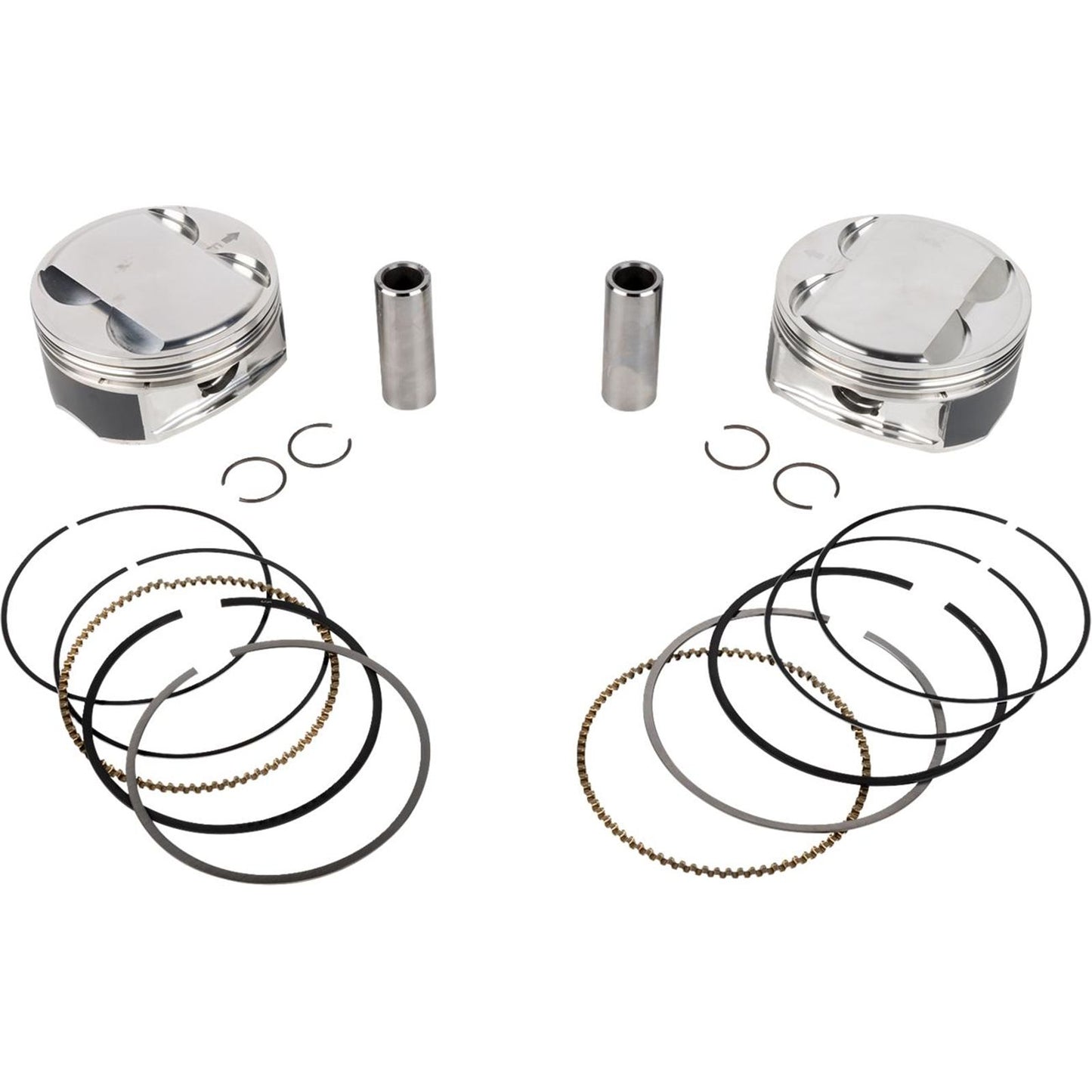 JE Pistons - Powersports Piston Kit - 4.125" Bore - 4.500" Stroke - 12.0:1 CR - 108" M8 [MPN: 0910-7008]_1902193