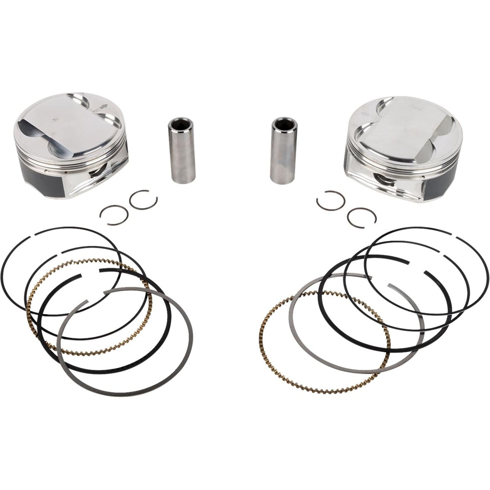 JE Pistons - Powersports Piston Kit - 4.125" Bore - 4.500" Stroke - 12.0:1 CR - 108" M8 [MPN: 0910-7008]_1902193