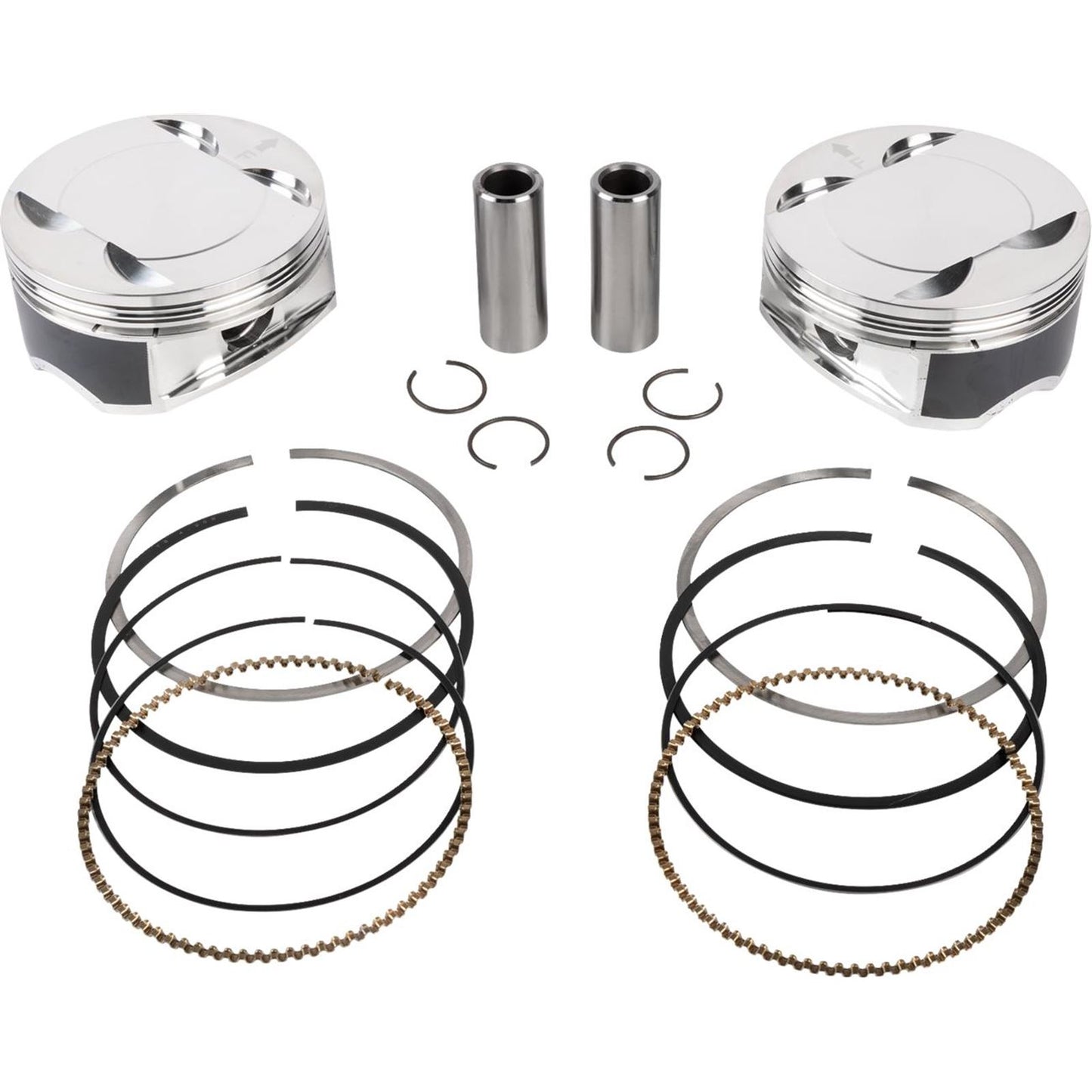 JE Pistons - Powersports Piston Kit - 4.255" Bore - 4.375" Stroke - 11.5:1 CR - 114" for M8 [MPN: 0910-7013]_1878746
