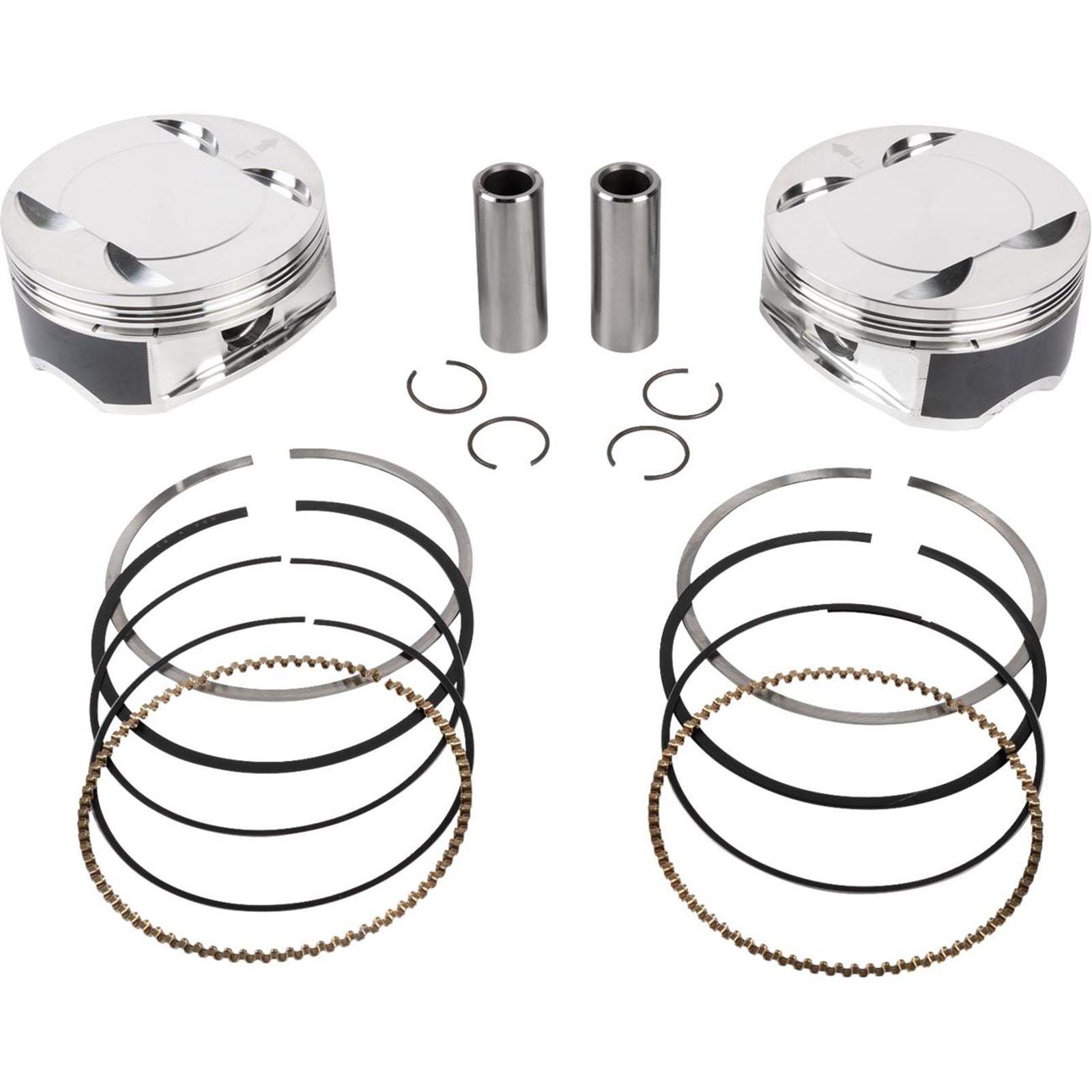 JE Pistons - Powersports Piston Kit - 4.255" Bore - 4.375" Stroke - 11.5:1 CR - 114" for M8 [MPN: 0910-7013]_1878746