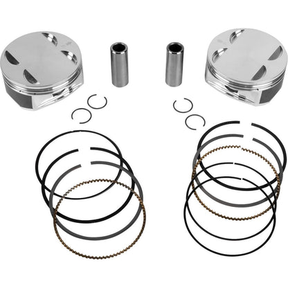 JE Pistons - Powersports Piston Kit - 4.255" Bore - 4.255" Stroke - 11.5:1 CR - 108" for M8 [MPN: 0910-7015]_1893307