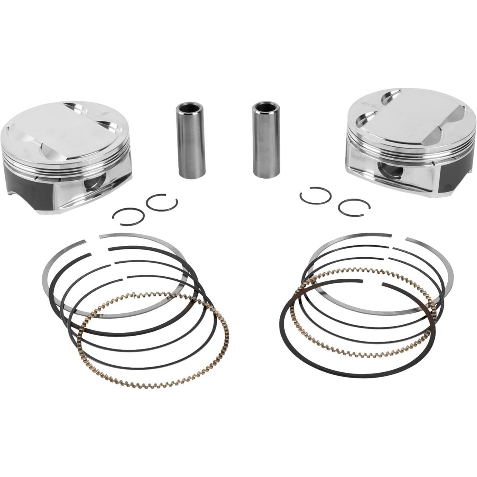 JE Pistons - Powersports Piston Kit - 4.260" Bore - 4.375" Stroke - 12.0:1 CR - 114" M8 [MPN: 0910-7019]_1893295